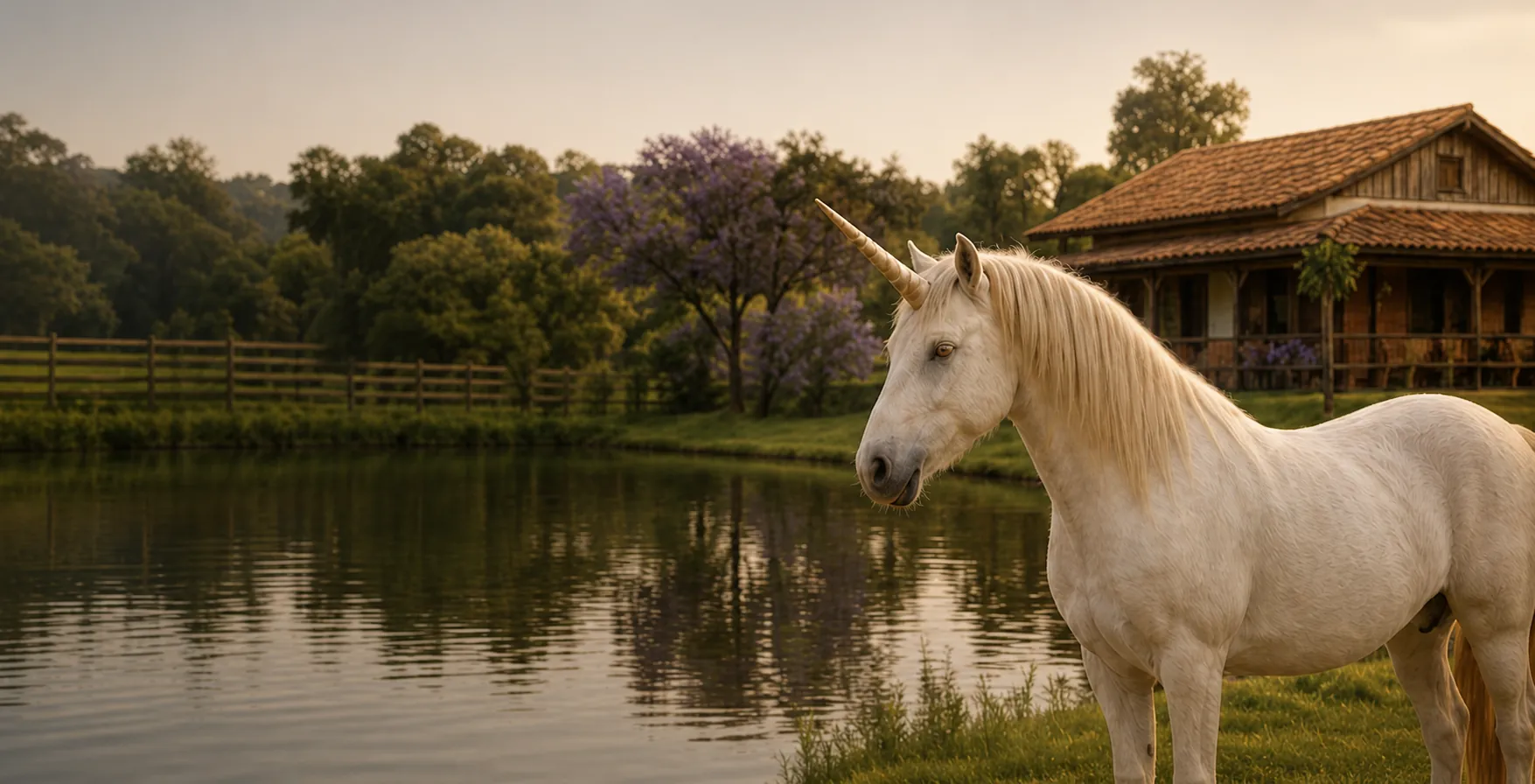 Sítio Vale dos Unicórnios em meio à natureza